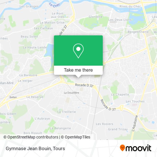 Gymnase Jean Bouin map