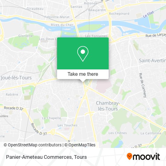 Panier-Ameteau Commerces map