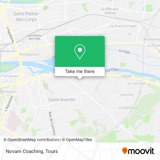 Novam Coaching map