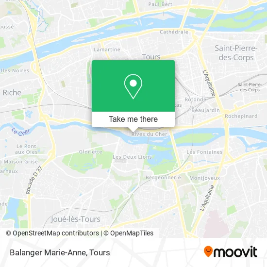 Balanger Marie-Anne map