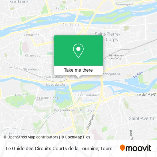 Le Guide des Circuits Courts de la Touraine map