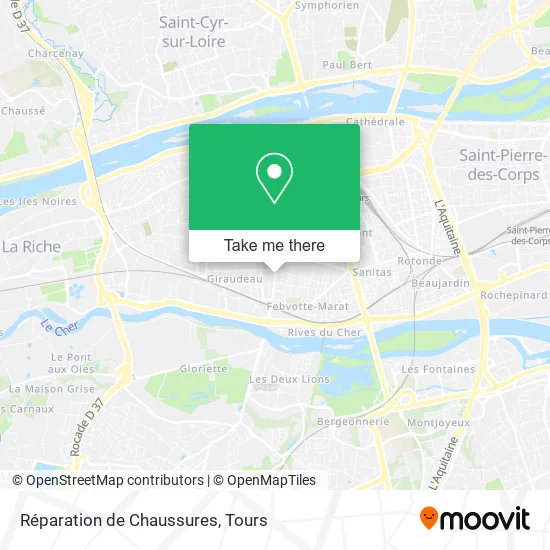 Réparation de Chaussures map