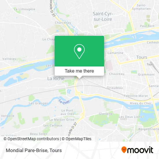 Mondial Pare-Brise map