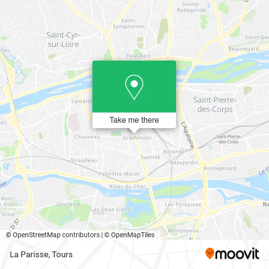 La Parisse map