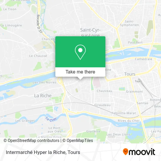 Intermarché Hyper la Riche map