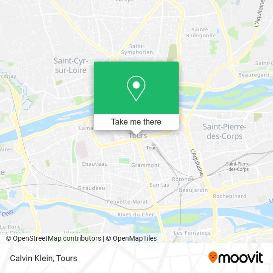 Calvin Klein map
