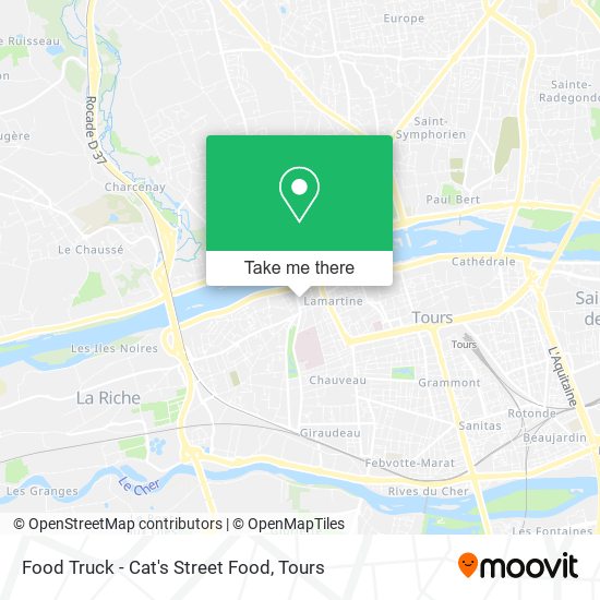Food Truck - Cat's Street Food map