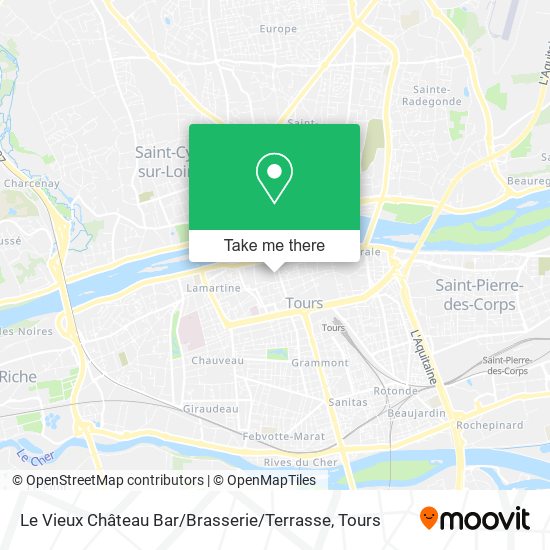 Le Vieux Château Bar / Brasserie / Terrasse map