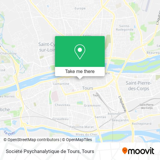 Société Psychanalytique de Tours map