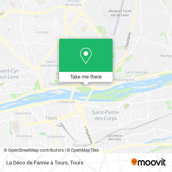 La Déco de Fannie à Tours map