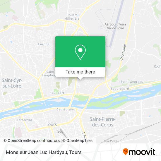 Monsieur Jean Luc Hardyau map