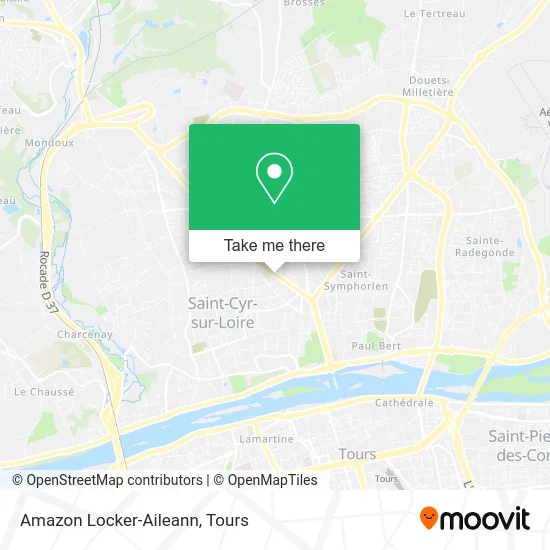 Amazon Locker-Aileann map