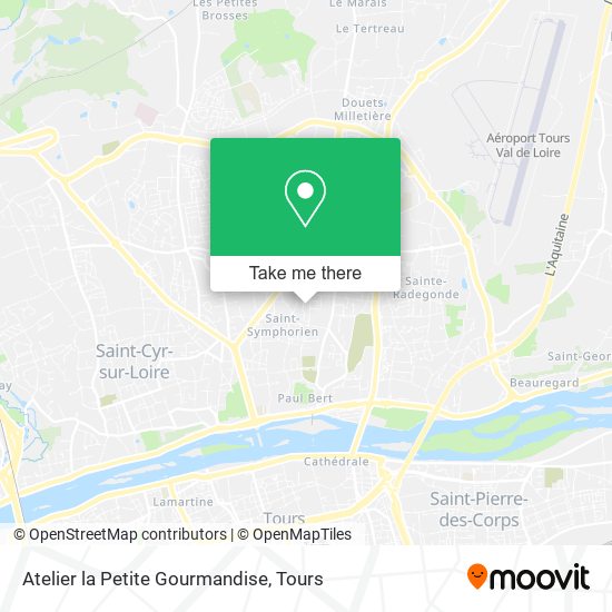 Atelier la Petite Gourmandise map