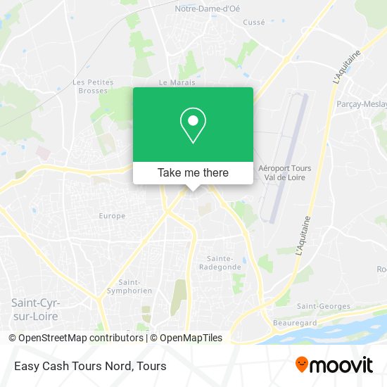 Easy Cash Tours Nord map