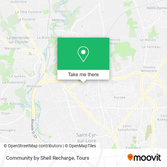 Community by Shell Recharge map