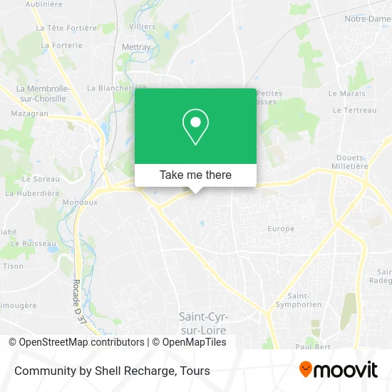 Community by Shell Recharge map