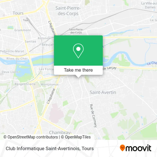 Club Informatique Saint-Avertinois map