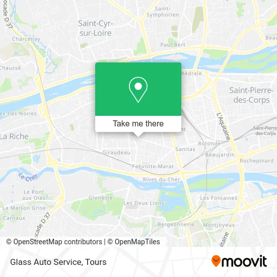 Glass Auto Service map