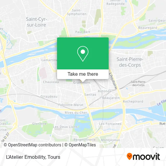 L'Atelier Emobility map