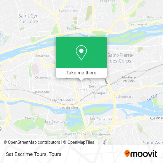 Sat Escrime Tours map