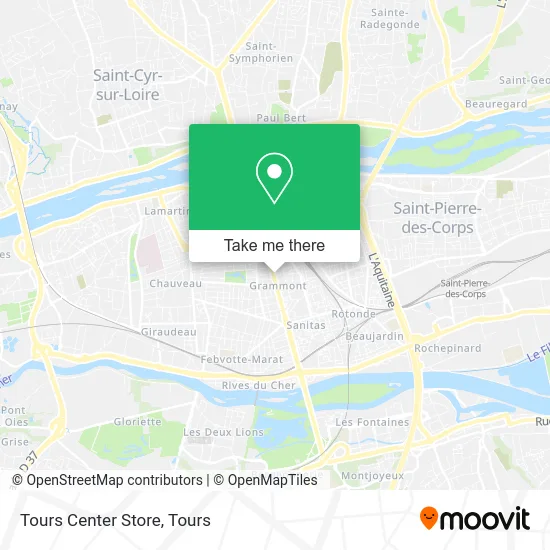 Tours Center Store map