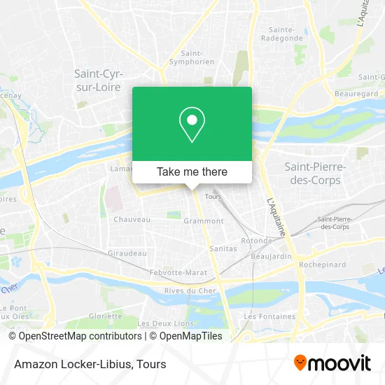 Amazon Locker-Libius map