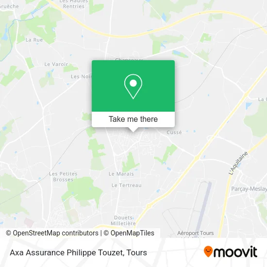 Axa Assurance Philippe Touzet map