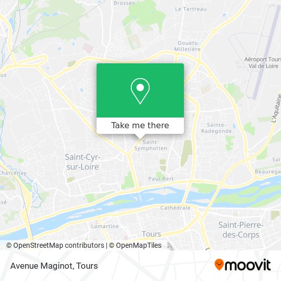 Avenue Maginot map