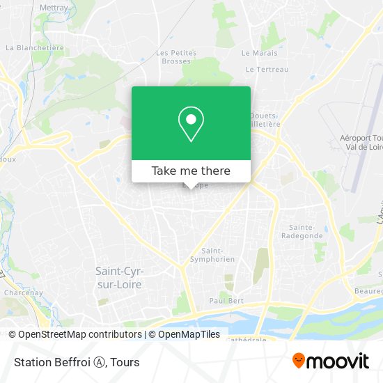 Station Beffroi Ⓐ map