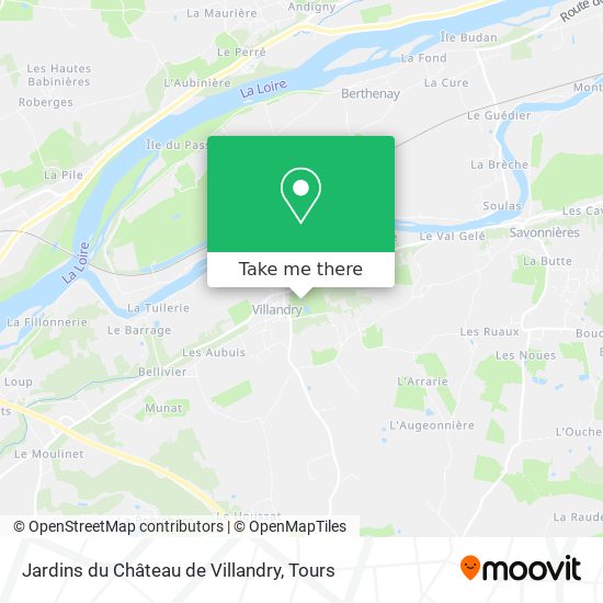 Jardins du Château de Villandry map