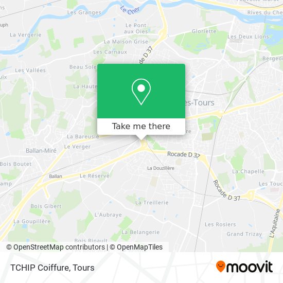 TCHIP Coiffure map