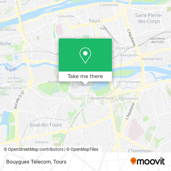 Mapa Bouygues Telecom