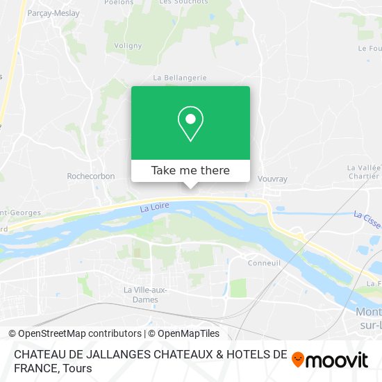 CHATEAU DE JALLANGES CHATEAUX & HOTELS DE FRANCE map