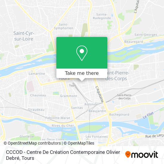 CCCOD - Centre De Création Contemporaine Olivier Debré map