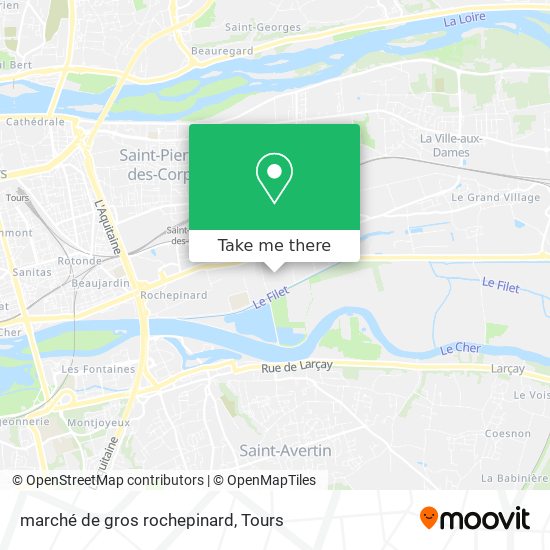marché de gros rochepinard map