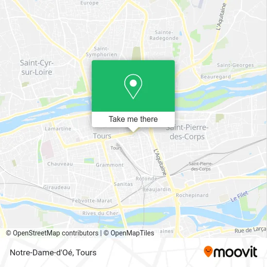 Notre-Dame-d'Oé map