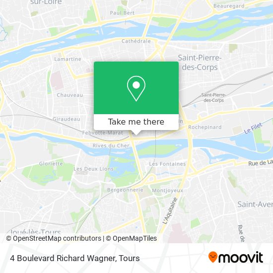 4 Boulevard Richard Wagner map