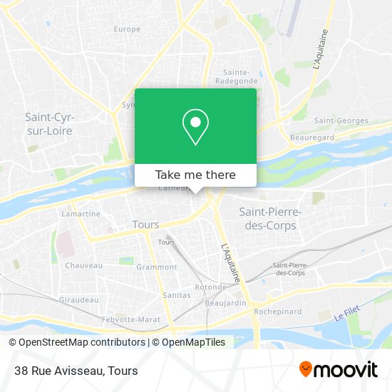 38 Rue Avisseau map