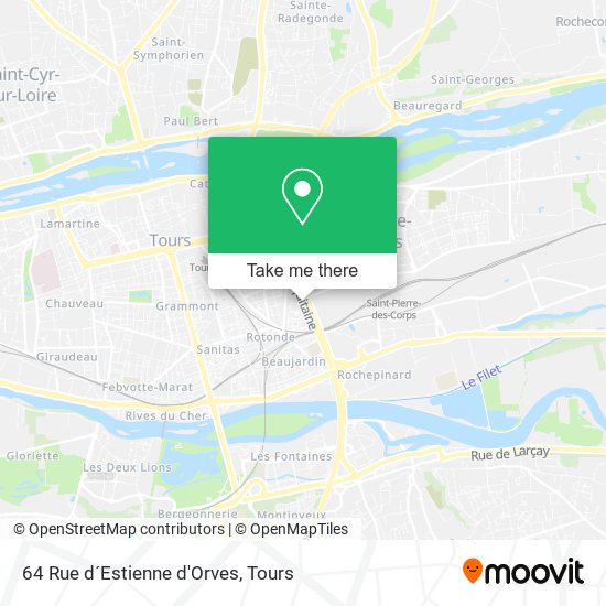 64 Rue d´Estienne d'Orves map
