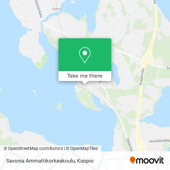 Savonia Ammattikorkeakoulu map