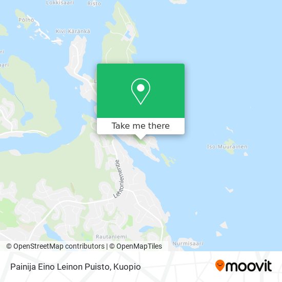 Painija Eino Leinon Puisto map