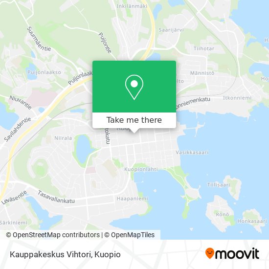 Kauppakeskus Vihtori map