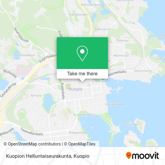 Kuopion Helluntaiseurakunta map