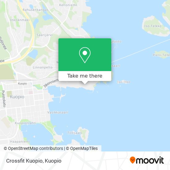 Crossfit Kuopio map