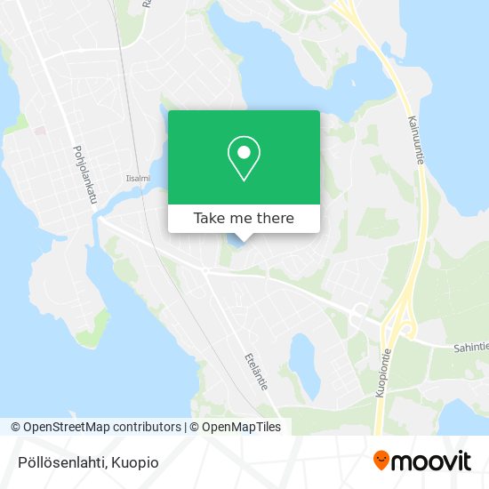 Pöllösenlahti map
