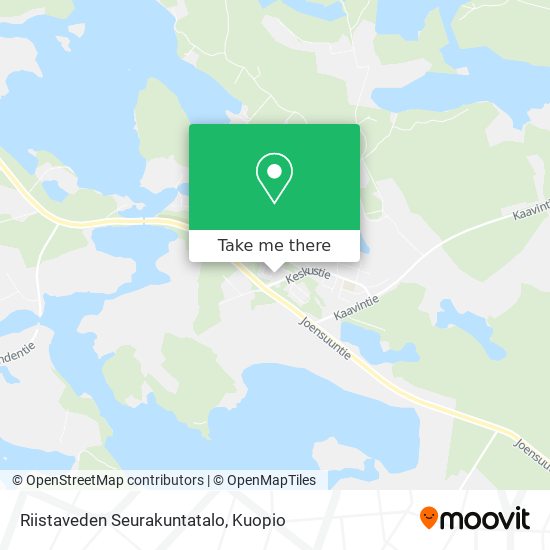 Riistaveden Seurakuntatalo map