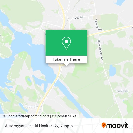 Automyynti Heikki Naakka Ky map