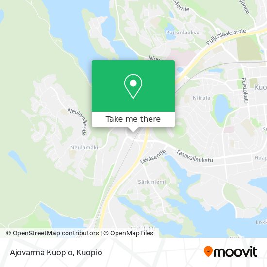 How to get to Ajovarma Kuopio by Bus?