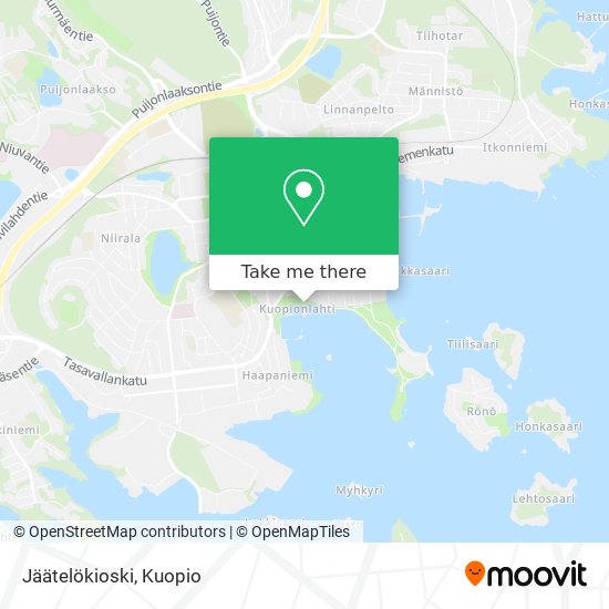 Jäätelökioski map