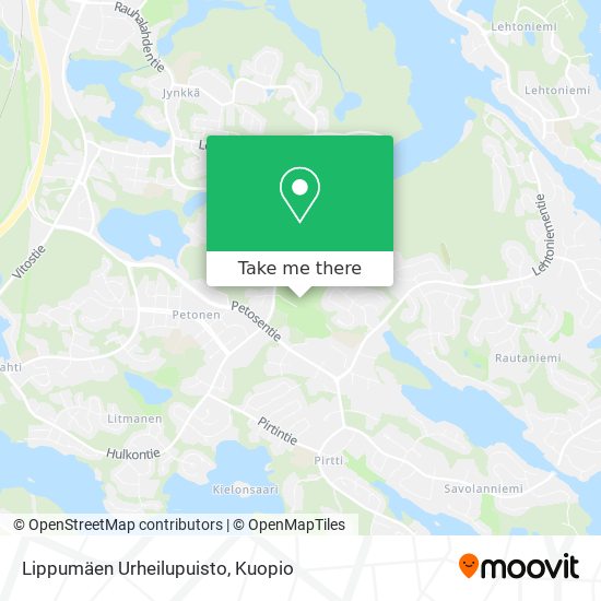 Lippumäen Urheilupuisto map